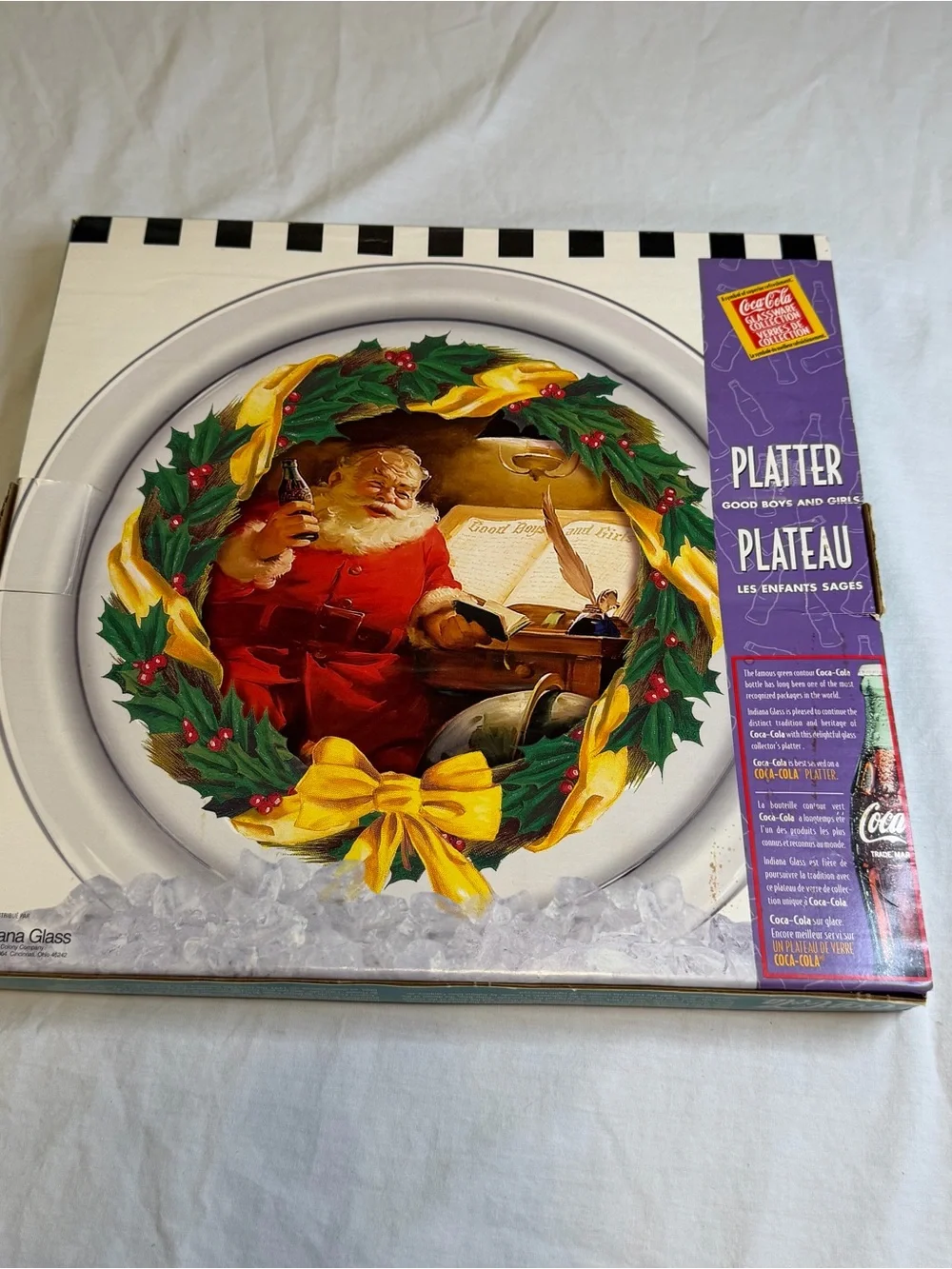 1997 Coca-Cola Santa Platter 13